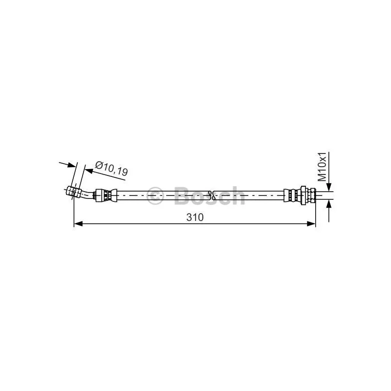 Flexible de frein BOSCH 1 987 481 417