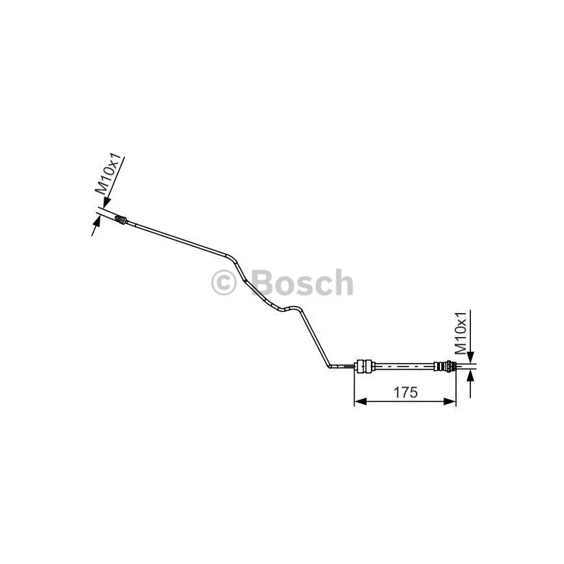 Flexible de frein BOSCH 1 987 481 419