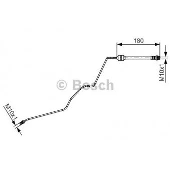 Flexible de frein BOSCH 1 987 481 421