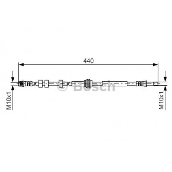 Flexible de frein BOSCH 1 987 481 430