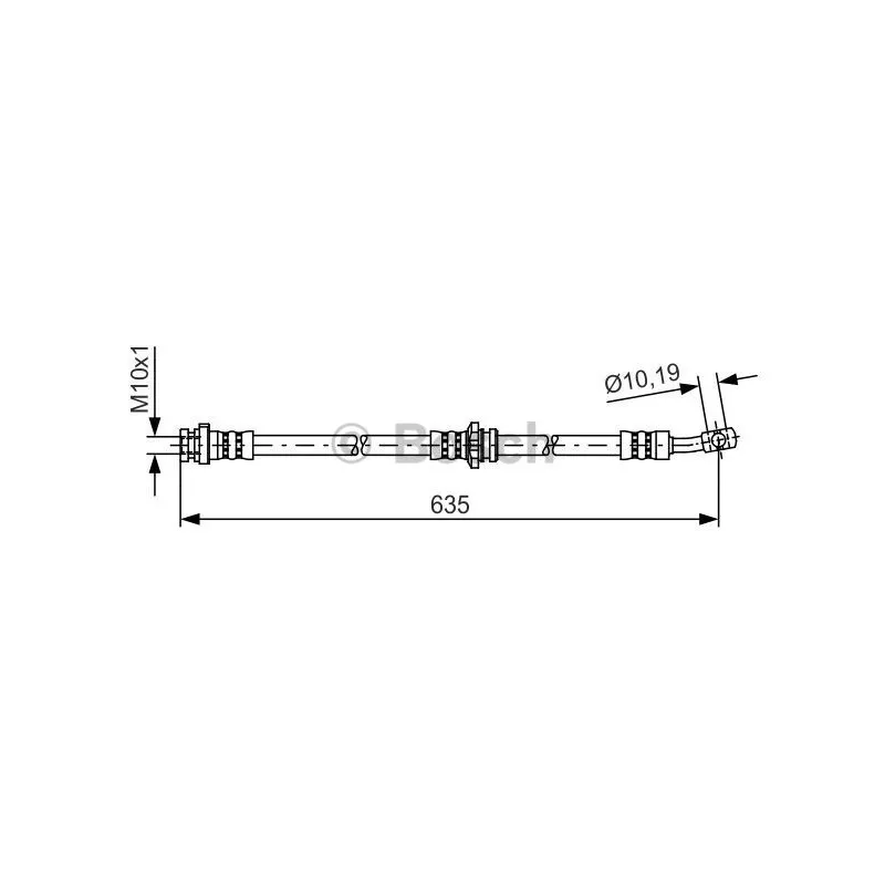Flexible de frein BOSCH 1 987 481 432
