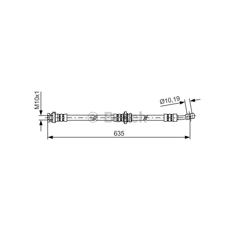 Flexible de frein BOSCH 1 987 481 433
