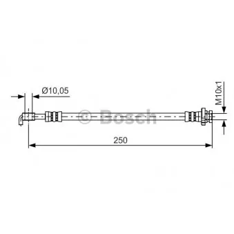 Flexible de frein BOSCH 1 987 481 434