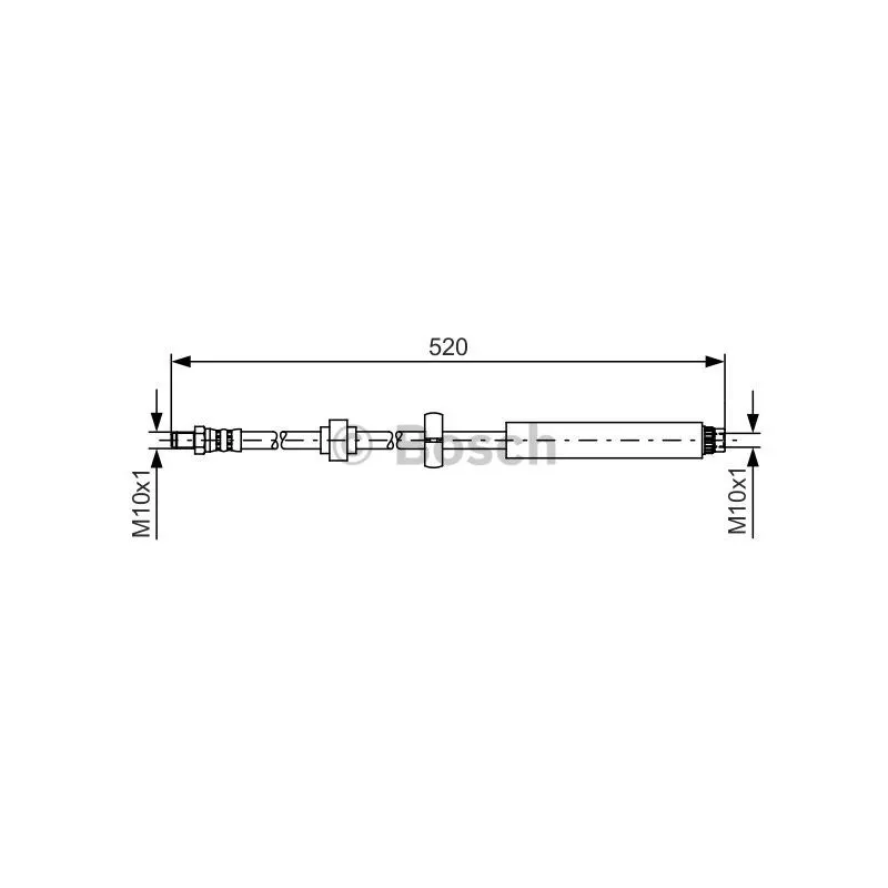 Flexible de frein BOSCH 1 987 481 436
