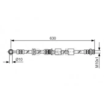Flexible de frein BOSCH 1 987 481 439