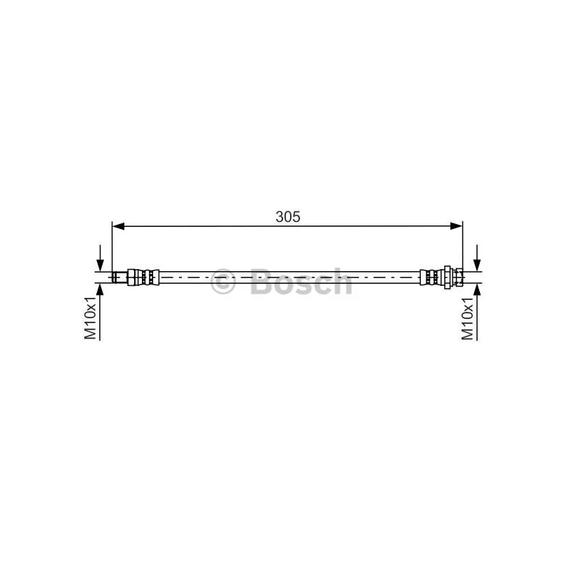 Flexible de frein BOSCH 1 987 481 442