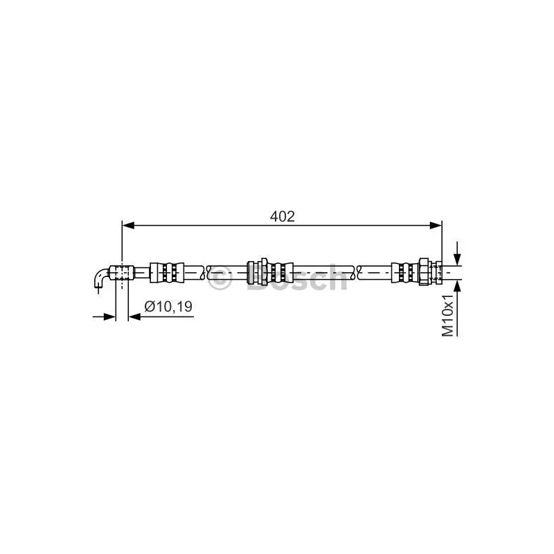 Flexible de frein BOSCH 1 987 481 445