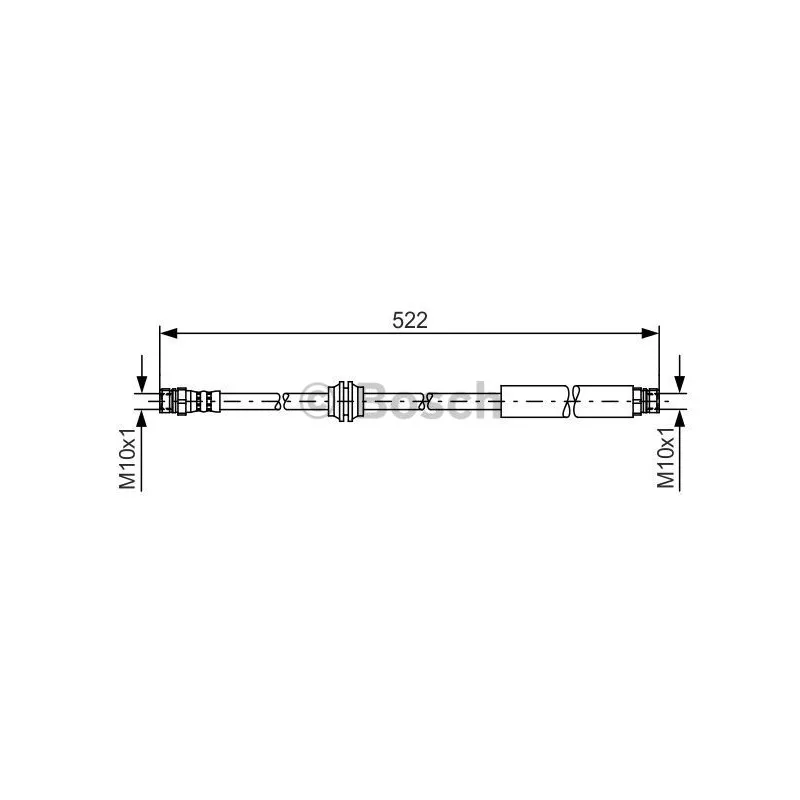 Flexible de frein BOSCH 1 987 481 446