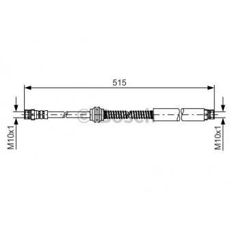 Flexible de frein BOSCH 1 987 481 447