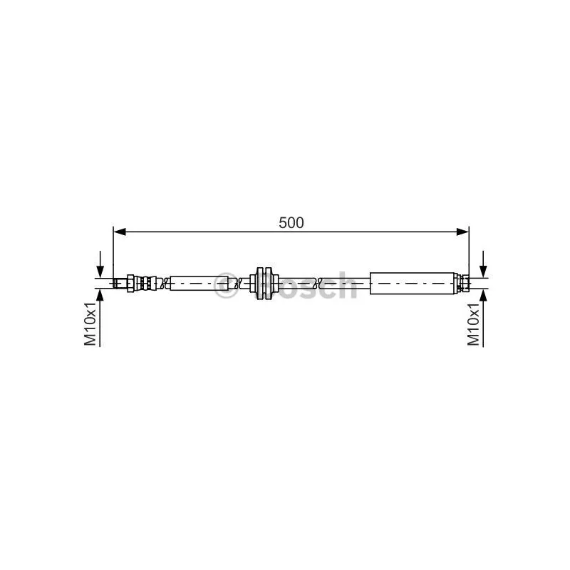 Flexible de frein BOSCH 1 987 481 452