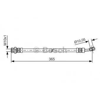 Flexible de frein BOSCH 1 987 481 456