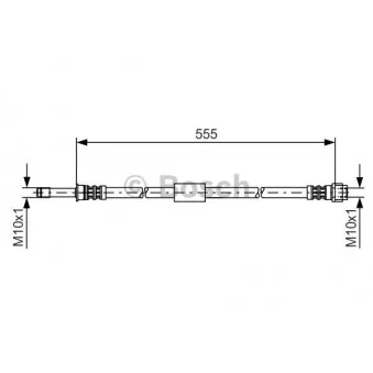 Flexible de frein BOSCH 1 987 481 461