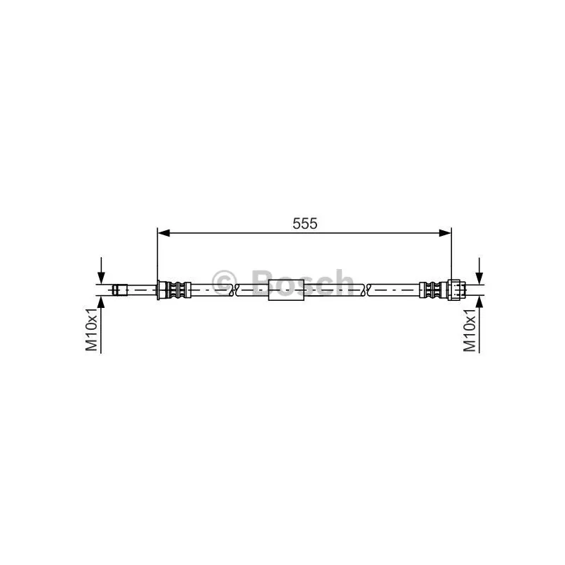 Flexible de frein BOSCH 1 987 481 461