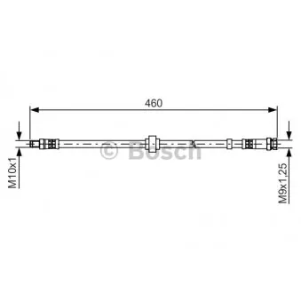 Flexible de frein BOSCH 1 987 481 465