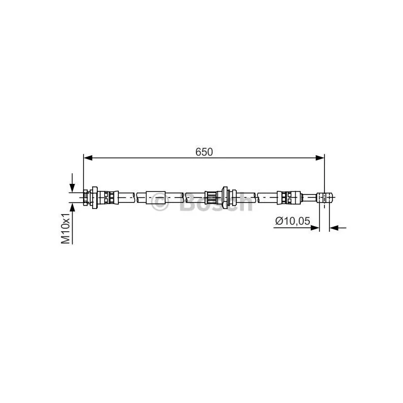 Flexible de frein BOSCH 1 987 481 476