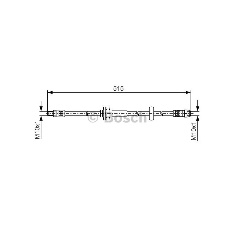 Flexible de frein BOSCH 1 987 481 482