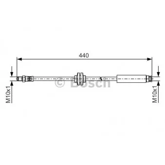 Flexible de frein BOSCH 1 987 481 484