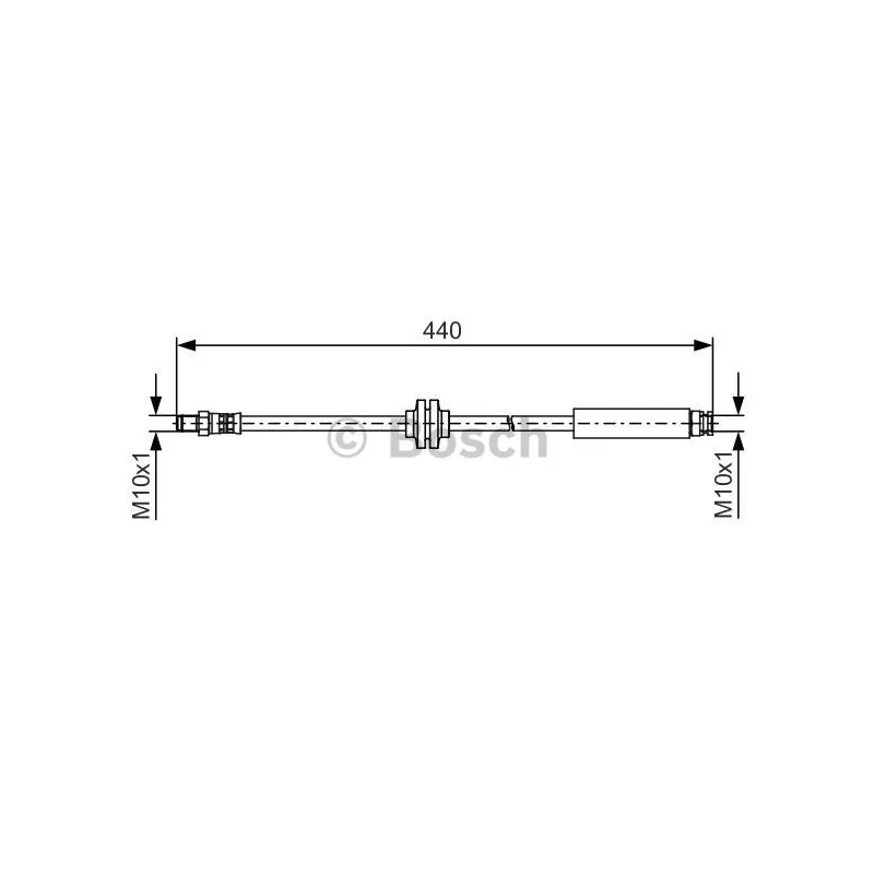 Flexible de frein BOSCH 1 987 481 484