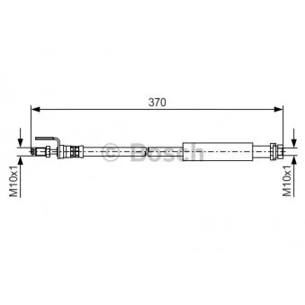 Flexible de frein BOSCH 1 987 481 487