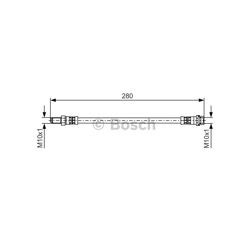 Flexible de frein BOSCH 1 987 481 488