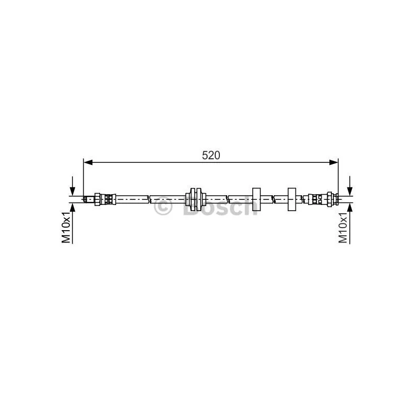 Flexible de frein BOSCH 1 987 481 495