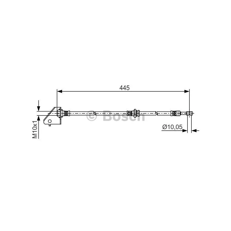 Flexible de frein BOSCH 1 987 481 497