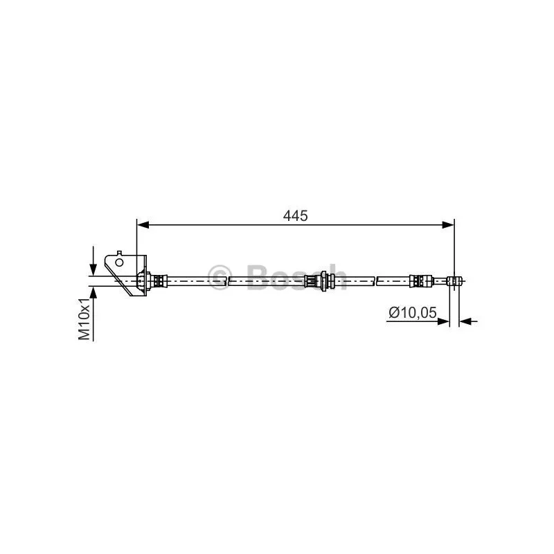 Flexible de frein BOSCH 1 987 481 498