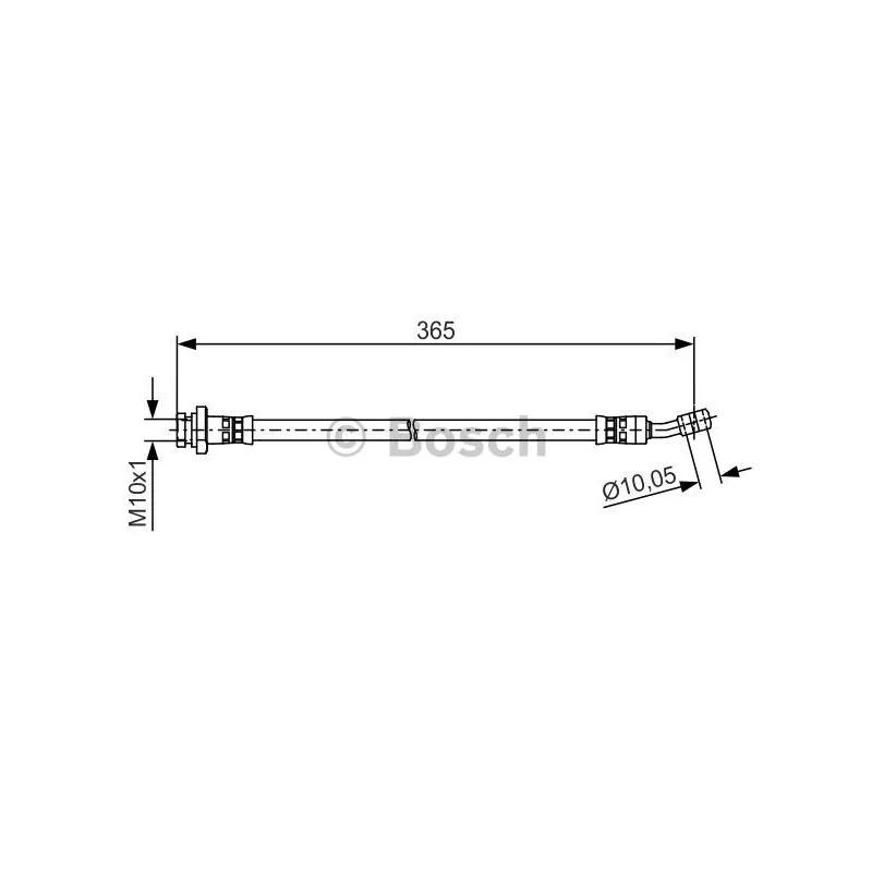 Flexible de frein BOSCH 1 987 481 499