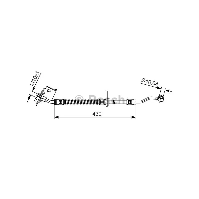 Flexible de frein BOSCH 1 987 481 504