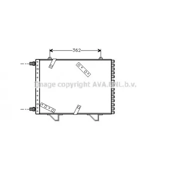 Condenseur, climatisation AVA QUALITY COOLING PE5167