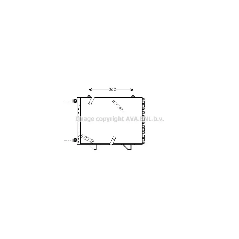 Condenseur, climatisation AVA QUALITY COOLING PE5167