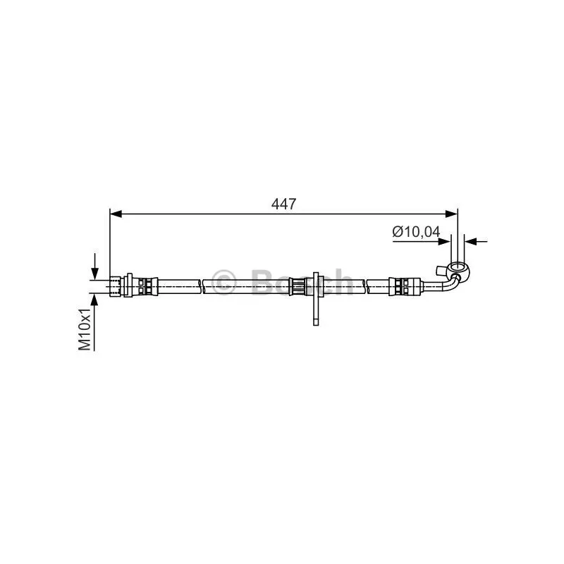 Flexible de frein BOSCH 1 987 481 511