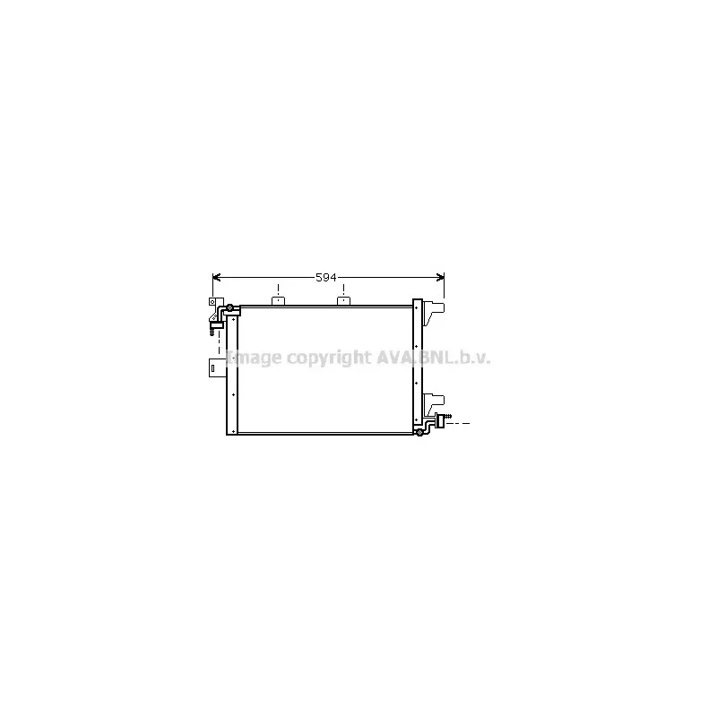 Condenseur, climatisation AVA QUALITY COOLING PE5168
