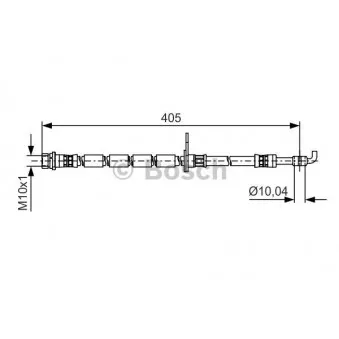 Flexible de frein BOSCH 1 987 481 524