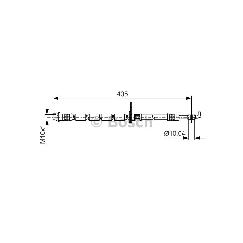 Flexible de frein BOSCH 1 987 481 524
