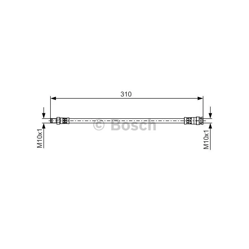Flexible de frein BOSCH 1 987 481 530