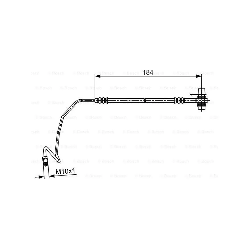 Flexible de frein BOSCH 1 987 481 534