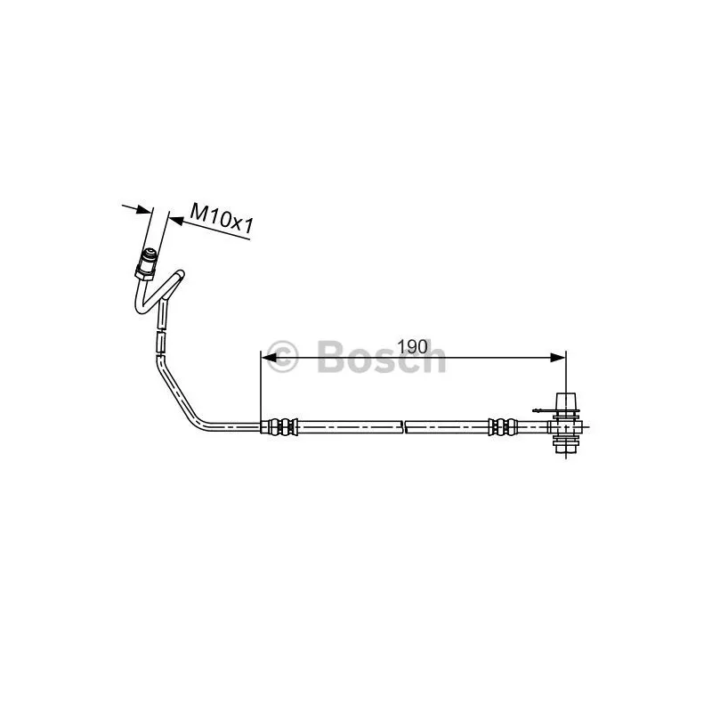 Flexible de frein BOSCH 1 987 481 535