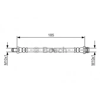 Flexible de frein BOSCH 1 987 481 564