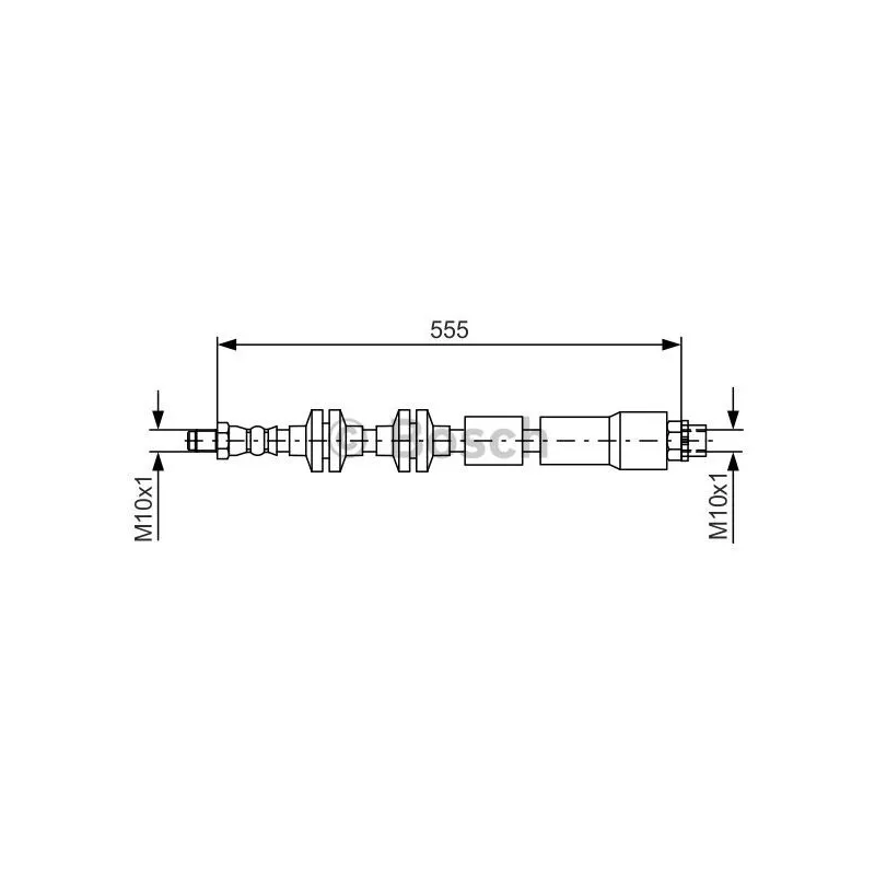Flexible de frein BOSCH 1 987 481 569