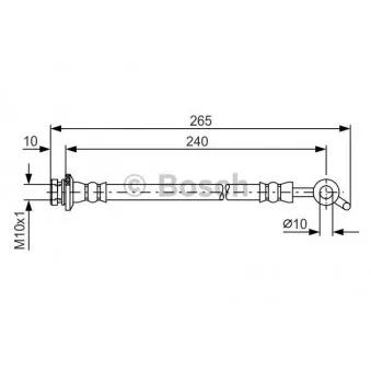 Flexible de frein BOSCH 1 987 481 571
