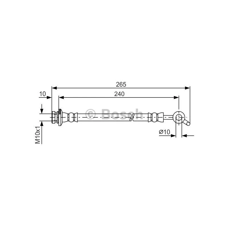 Flexible de frein BOSCH 1 987 481 571