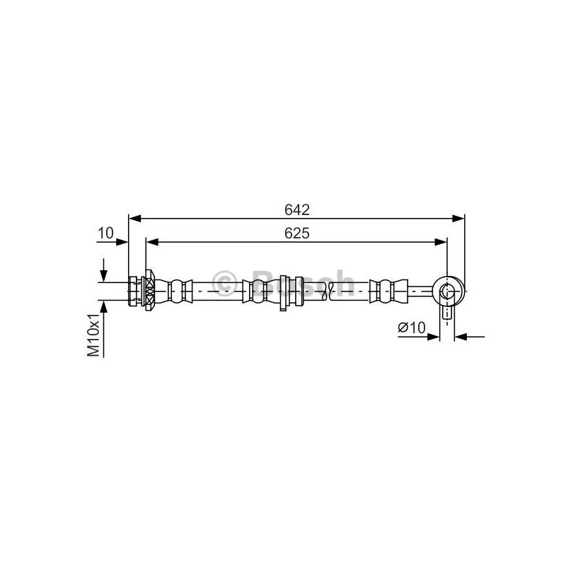 Flexible de frein BOSCH 1 987 481 572