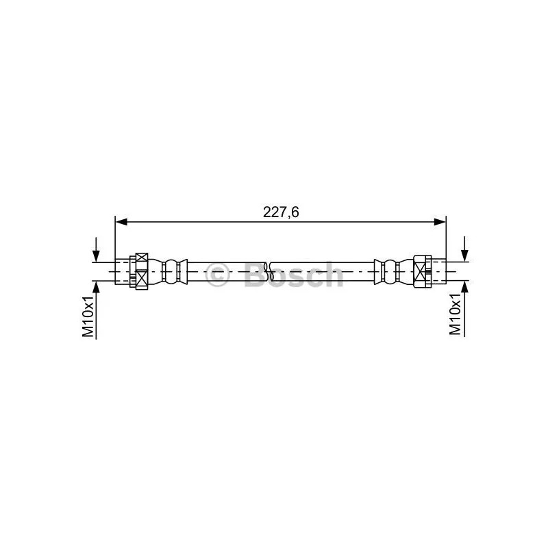 Flexible de frein BOSCH 1 987 481 582