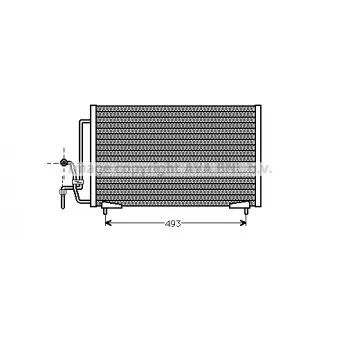 Condenseur, climatisation AVA QUALITY COOLING