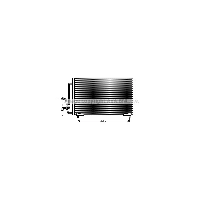 Condenseur, climatisation AVA QUALITY COOLING PE5184