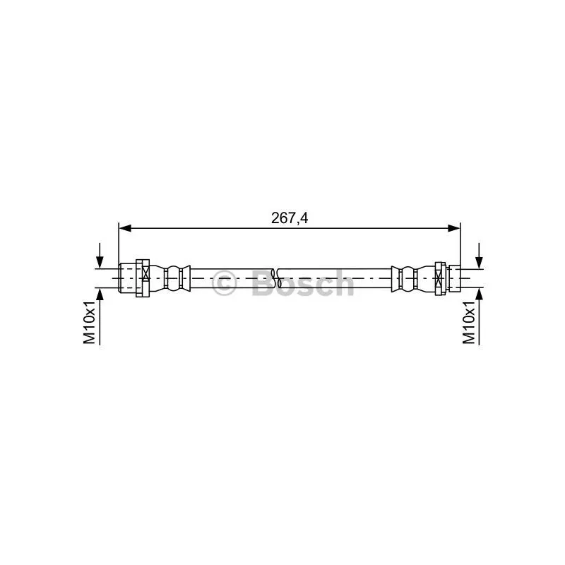 Flexible de frein BOSCH 1 987 481 583