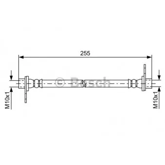 Flexible de frein BOSCH 1 987 481 586