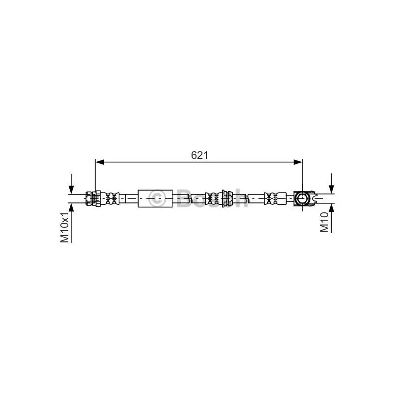 Flexible de frein BOSCH 1 987 481 592
