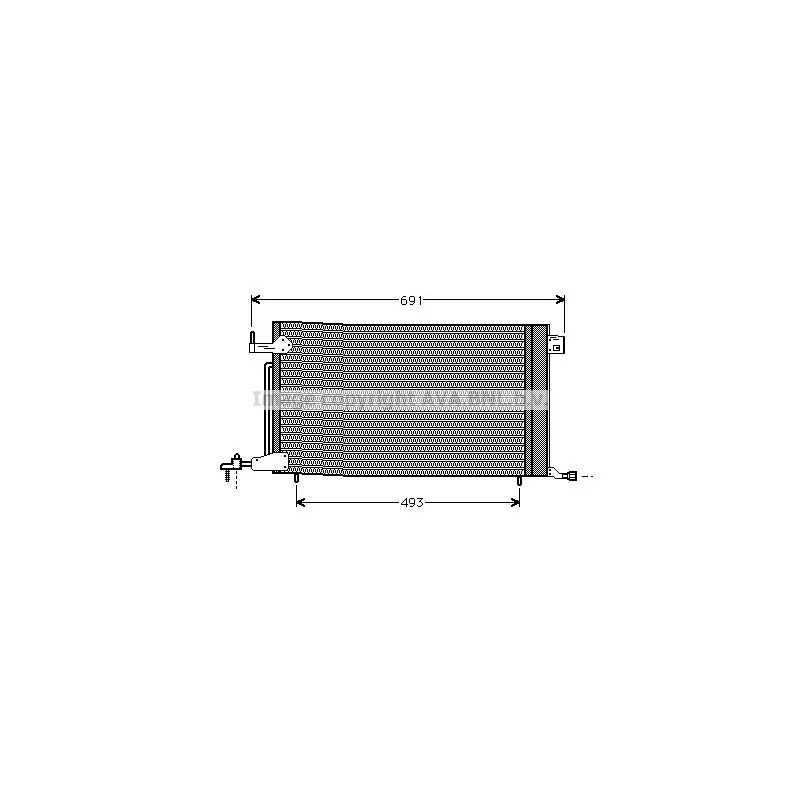 Condenseur, climatisation AVA QUALITY COOLING PE5186